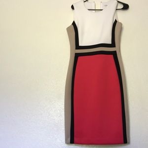 Calvin Klein form fitting dress